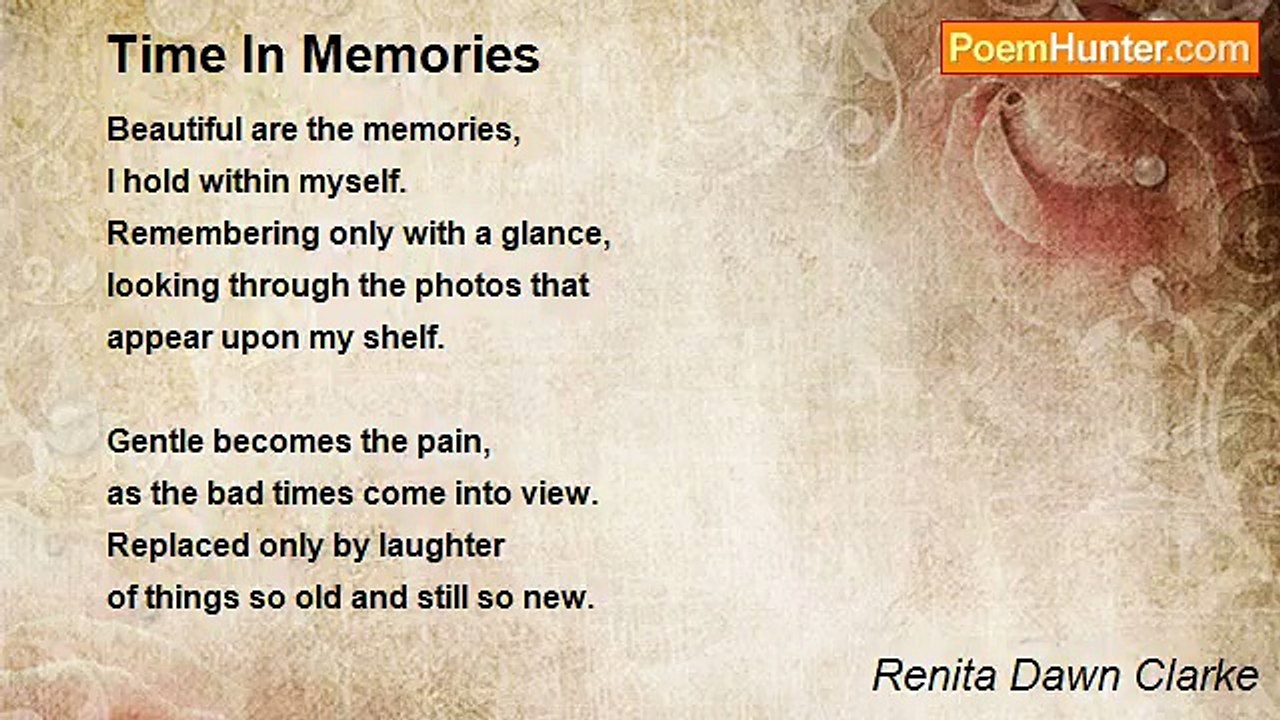 Renita Dawn Clarke - Time In Memories
