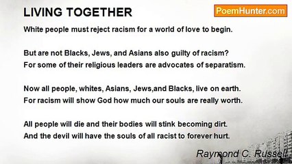 Raymond C. Russell Explores Why Humanity Hates Based on Religion and Race ✨ - thumbnail