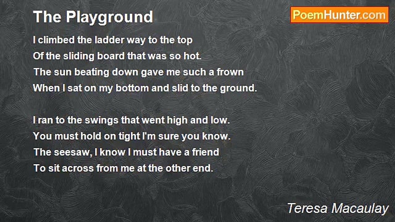 Teresa Macaulay - The Playground