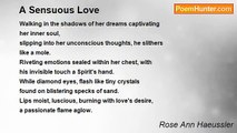 Rose Ann Haeussler - A Sensuous Love