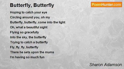 Sharon Adamson - Butterfly, Butterfly