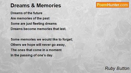 Ruby Button - Dreams & Memories