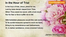 James Montgomery - In the Hour of Trial