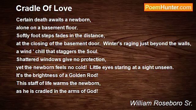William Roseboro Sr. - Cradle Of Love