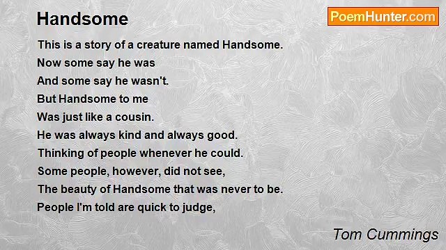 Tom Cummings - Handsome