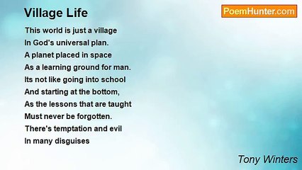 Tony Winters - Village Life