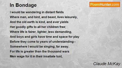 Claude McKay - In Bondage