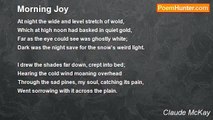 Claude McKay - Morning Joy
