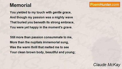 Claude McKay - Memorial