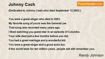 Randy Johnson - Johnny Cash