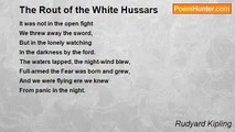 Rudyard Kipling - The Rout of the White Hussars