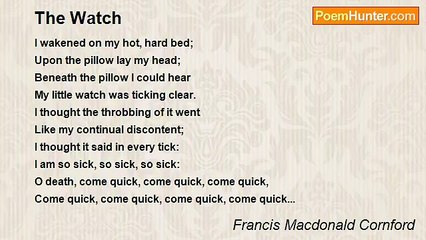 Francis Macdonald Cornford - The Watch