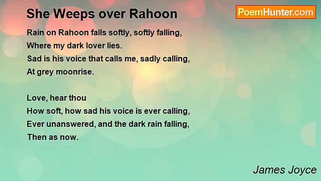 James Joyce - She Weeps over Rahoon