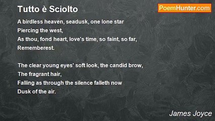 James Joyce - Tutto è Sciolto