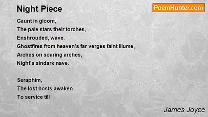 James Joyce - Night Piece