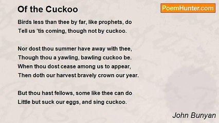 John Bunyan - Of the Cuckoo