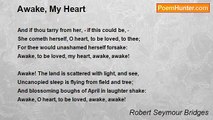 Robert Seymour Bridges - Awake, My Heart