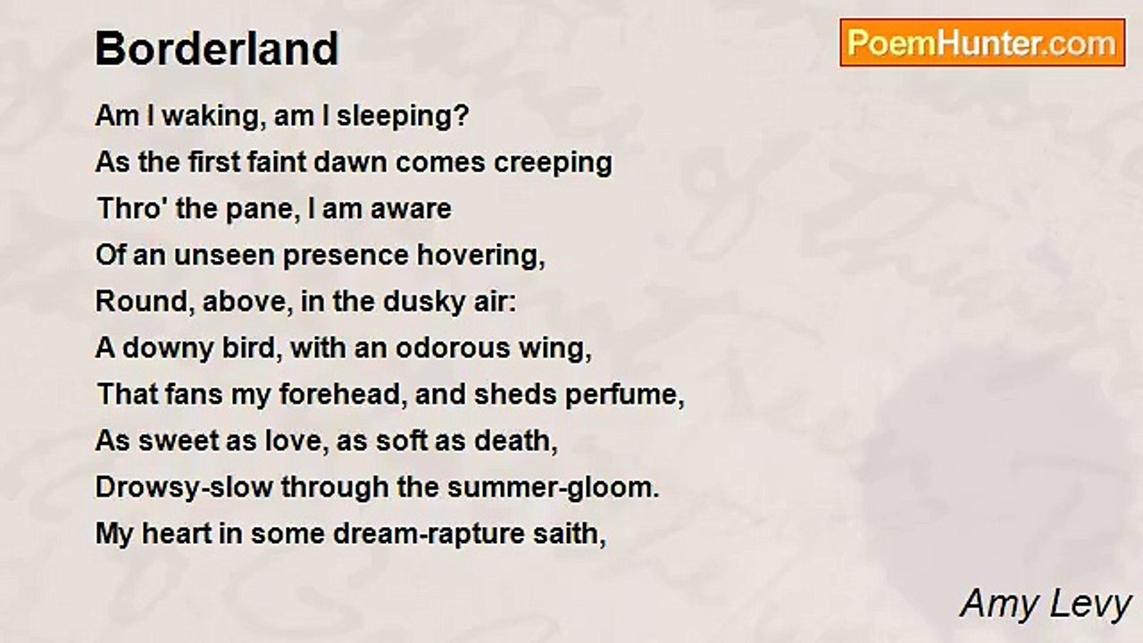 Amy Levy - Borderland