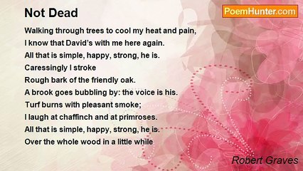 Robert Graves - Not Dead