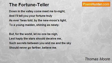 Thomas Moore - The Fortune-Teller