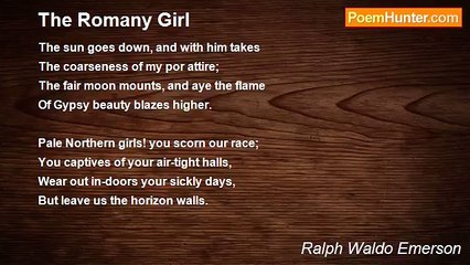 Ralph Waldo Emerson - The Romany Girl