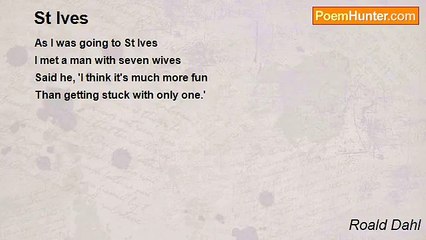 Roald Dahl - St Ives