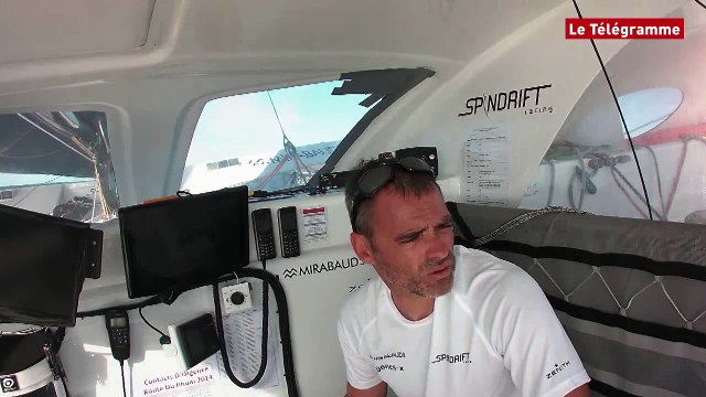 Route du Rhum. Yann Guichard : La moitié du parcours est faîte