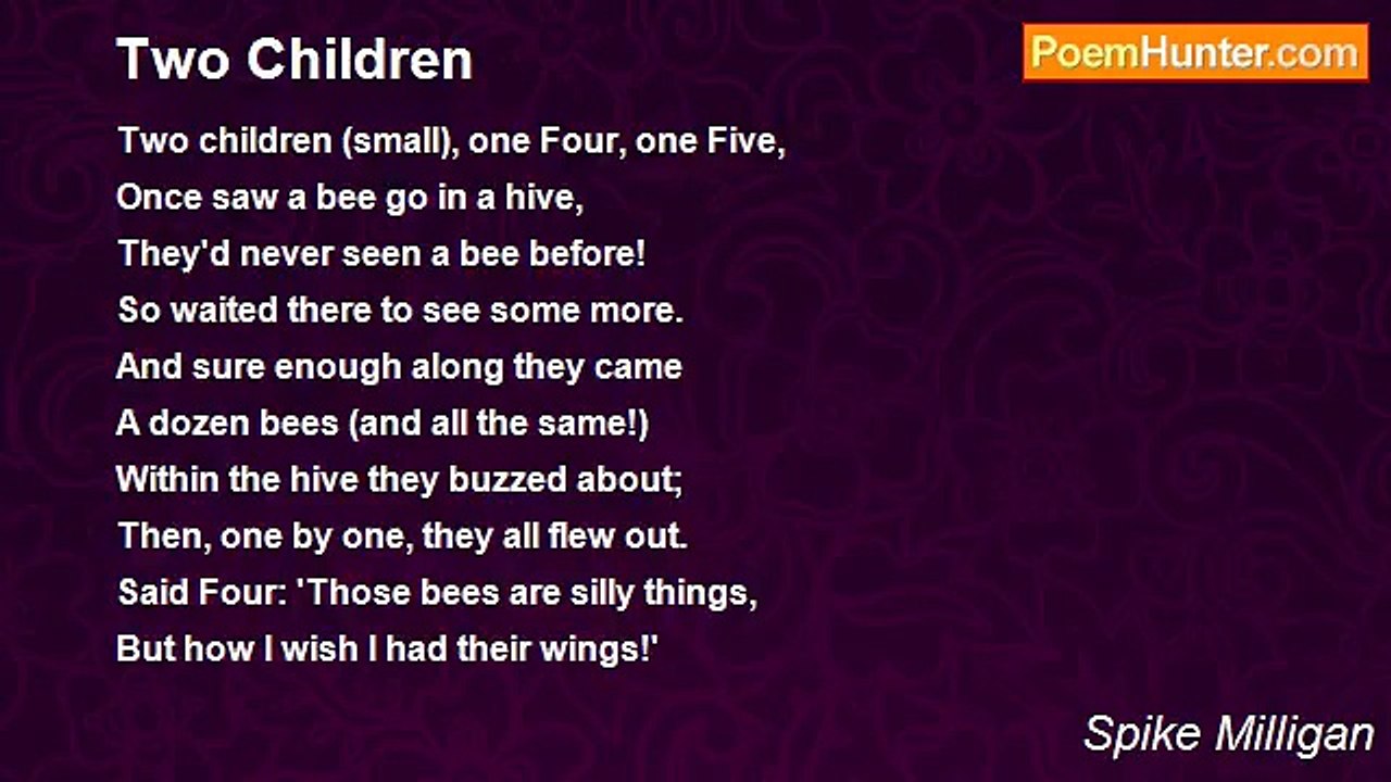 Spike Milligan - Two Children