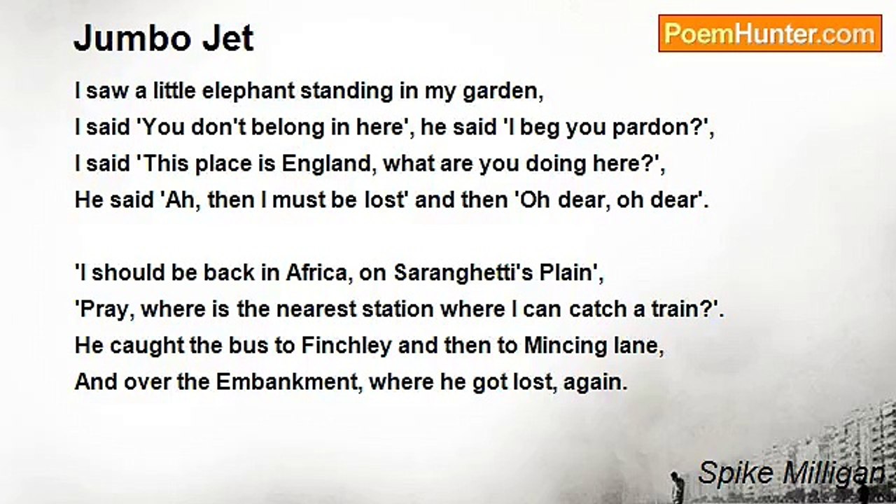 Spike Milligan - Jumbo Jet