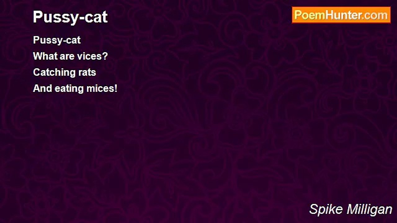 Spike Milligan - Pussy-cat