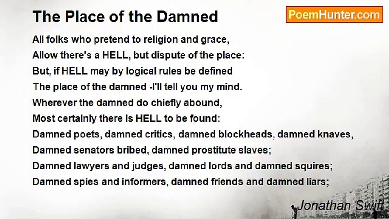 Jonathan Swift - The Place of the Damned