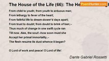 Dante Gabriel Rossetti - The House of the Life (66): The Heart of the Night
