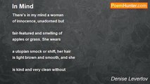 Denise Levertov - In Mind