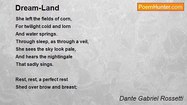 Dante Gabriel Rossetti - Dream-Land