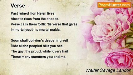 Walter Savage Landor - Verse