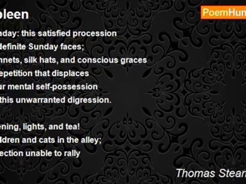 Thomas Stearns Eliot - Spleen