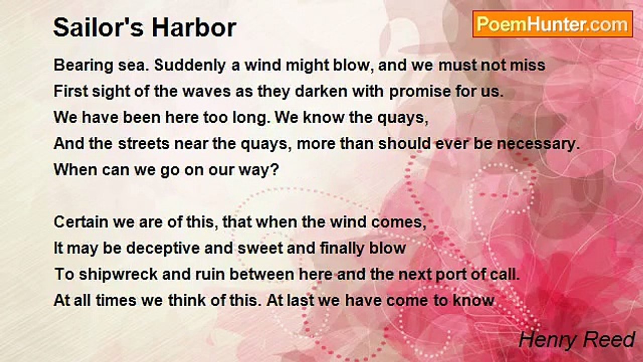 Henry Reed - Sailor's Harbor