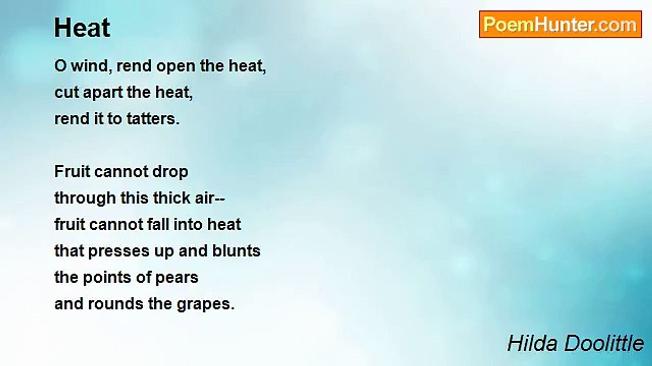 Hilda Doolittle - Heat