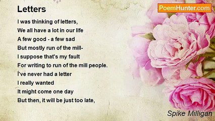 Spike Milligan - Letters