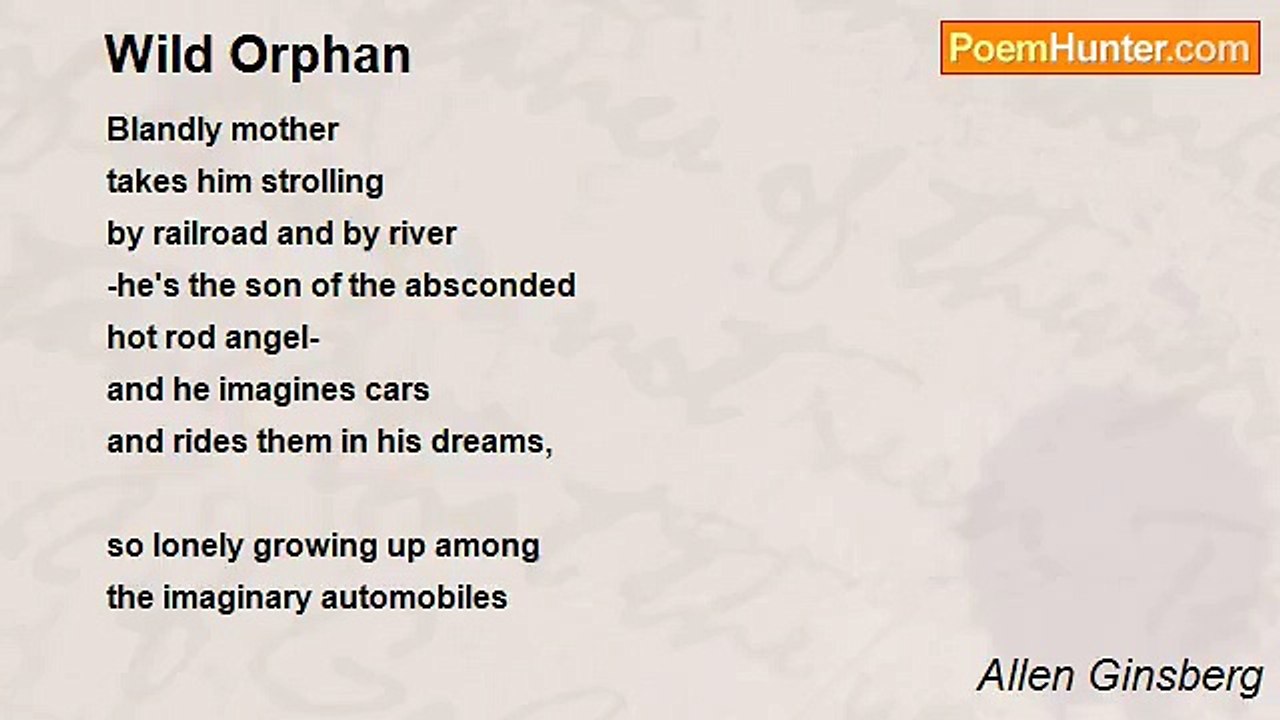 Allen Ginsberg - Wild Orphan