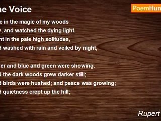 Rupert Brooke - The Voice