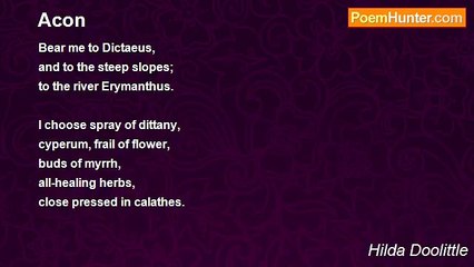 Hilda Doolittle - Acon