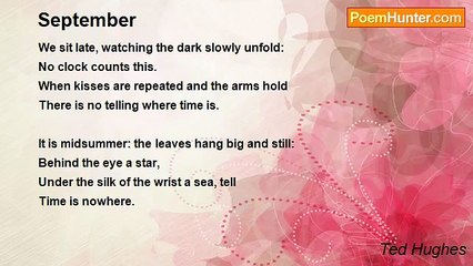 Ted Hughes - September