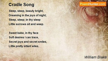 William Blake - Cradle Song