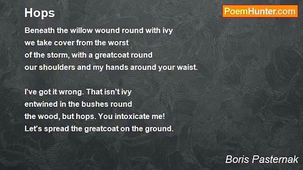 Boris Pasternak - Hops