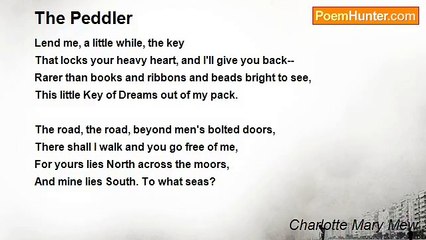 Charlotte Mary Mew - The Peddler