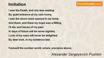 Alexander Sergeyevich Pushkin - Imitation