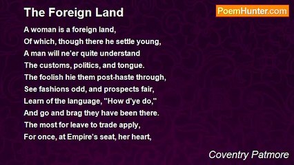 Coventry Patmore - The Foreign Land