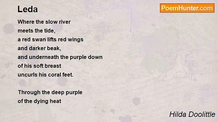 Hilda Doolittle - Leda