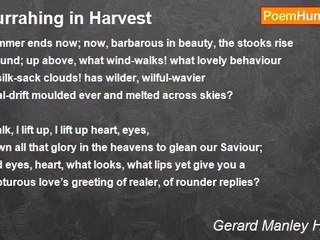 Gerard Manley Hopkins - Hurrahing in Harvest